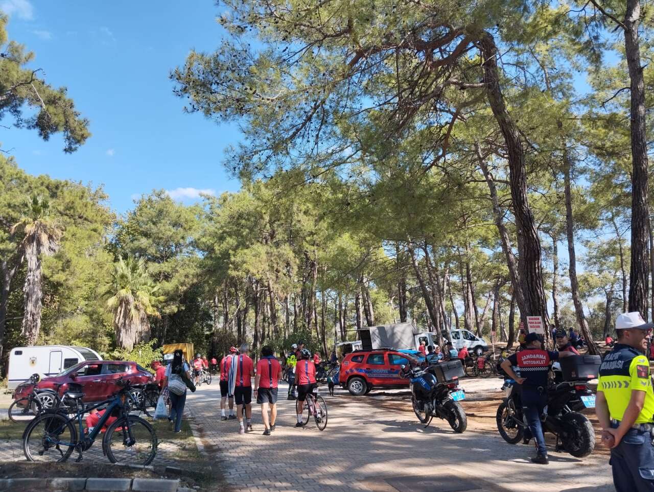 Akyaka Gökova Konaklamalı Orman Parkı, Bisikletçileri Ağırladı 2